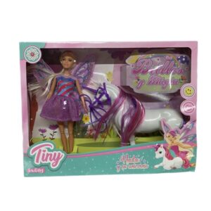 Muñeca tiny y su unicornio