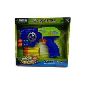 Pistola con dardos caja 18cm