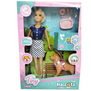 Muñeca Tiny con mascota y accesorios 75061