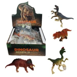 Dino de goma 10cm  suelto vs modelos surtidos
