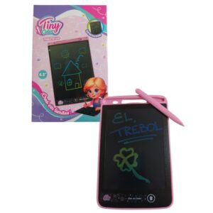 Pizarra magica Tiny. Tableta Lcd 17cm x 11cm 76494.Con pilas 3v incluidas.