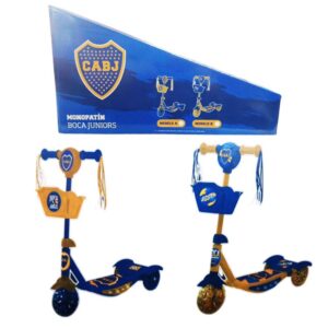 Monopatin 3 ruedas con canasto Boca .Soporta 35kg