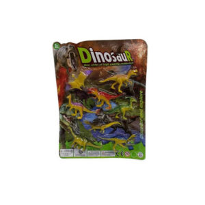Dinosaurios x8 cuerpo duro 9cm. Blister 27x20cm