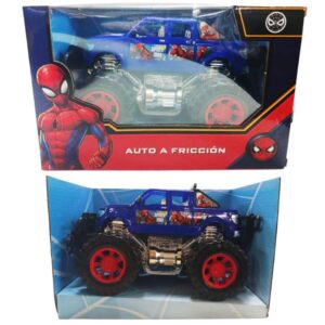 Camioneta spiderman a friccion