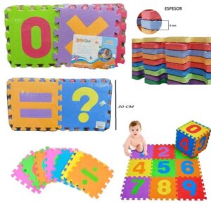 Piso goma eva 30×30 27 piezas 55222