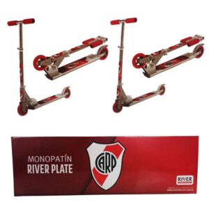Monopatin 2 ruedas aluminio River. Soporta hasta 50kg