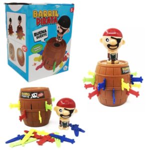 Juego Barril Pirata grande 75650. Caja 23cm x 17cm