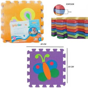 Piso goma 30×30 Animalitos x 9 piezas.