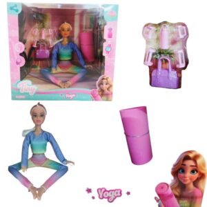 Muñeca Tiny yoga con accesorios. 76637
