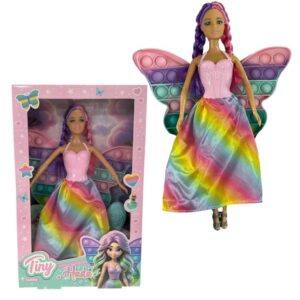 Muñeca Tiny Hada con alas pop it 77442