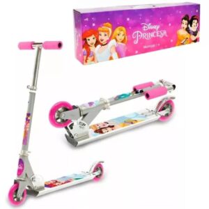 Monopatin 2 ruedas con luz de princesas