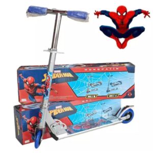 Monopatin de 2 ruedas aluminio Spiderman. Hasta 50kg