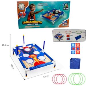 Basquet- Set de lanzamiento 76832. Para jugar interior/ exterior .
