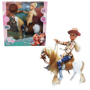 Muñeca Tiny con caballo 75399