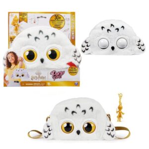 Purse Pets. Harry Potter Hedwig Bolso interactivo. Abre y cierra los ojos y tiene música