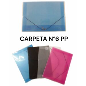 Carpeta  6 PP con elastico