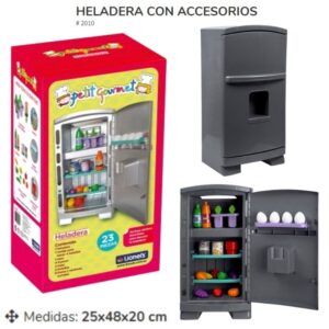 Heladera Petit Gourmet. Trae accesorios. Med: 48cm alt x 25cm anch x 20cm prof.