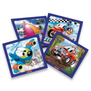 Rompecabezas 4×4 piezas de transporte