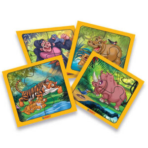 Rompecabezas 4×4 piezas de la selva