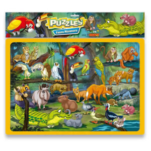 Rompecabezas 24 piezas de animales de la fauna misionera