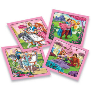Rompecabezas 4×4 piezas de princesas