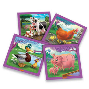 Rompecabezas 4×4 piezas granja