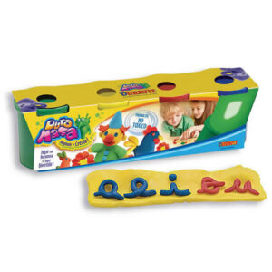 Kit de 4 masas.Viene rojo,amarillo,verde y azul.