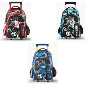 Mochila carro 18 pulgadas Footy futbol con luz led