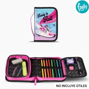 Cartuchera 1 piso con bolsillo Ready to roll Footy