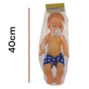 Bebe pañalito 102. Cuerpo plastico , cabeza de goma