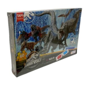 Rompecabezas jurassic world con anteojos 3d con piezas