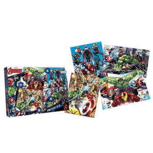 Rompecabezas avengers 4×24/30/30/36 piezas