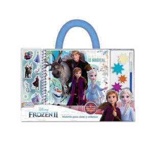 Maletin con acuarelas de frozen