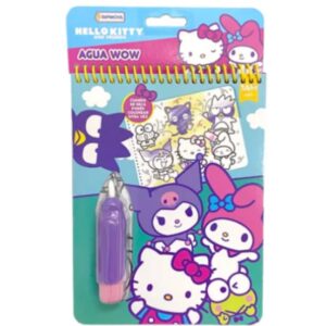 Agua wow kitty. Carga agua en el pincel,y pasas por las hojas,magicamente aparece el color