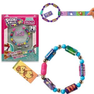 SPulsera Sticki Rolls:tiene 70 stickers. Tira ,corta y comparte!!