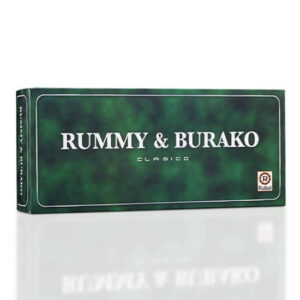 Juego rummy burako clasico.+8 años.fichas plasticas c/numeros pintados.