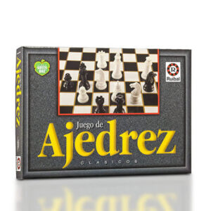 Juego ajedrez green box contiene fichas plasticas.