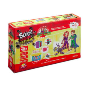 Masa héroes completo con accesorios,para formar los 4 muñecos