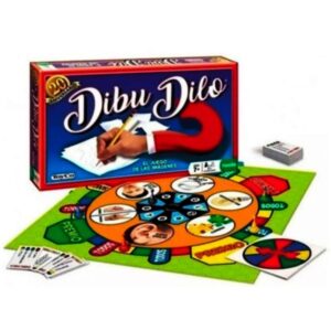 Juego dibujo Dibu Dilo. Por medio de dibujos se representan las palabras de las cartas. 7+