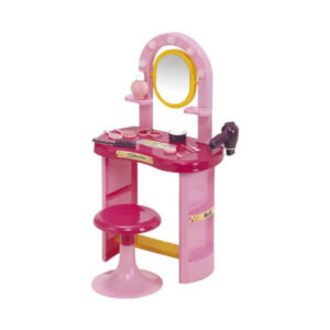 Tocador fashion con banquito y accesorios de 48.5cm x27cm x 85cm