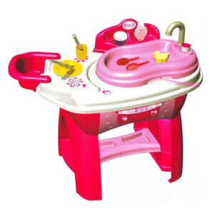 Set de cambiador y bañera con accesorios para bebotes,con sistema de bomba que lava con agua.Medida de la caja:65cm x 40cm