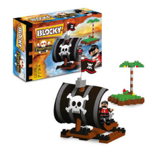 Blocky set de piratas de 100 piezas con 1 muñequito