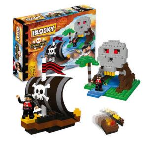 Blocky set de piratas de 140 piezas con 2 muñequitos