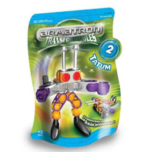 Armatron galáctico transformable 2 Tatum. Se transforma de robot a avión interestelar.Complementa con el transformer 3(Zitro)