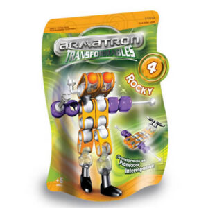 Armatron galáctico transformable 4 Rocky.Se transforma de robot a planeador espacial.Complementa con transformer 1(Colono)