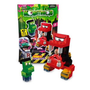 Rasti monstruos de 47 piezas.Se puede armar Moco y Rocco