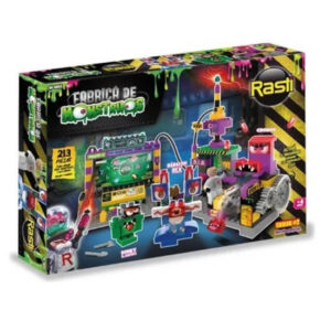 Rasti monstruos de 213 piezas,incluye 1 muñeco.Armas3 monstruos y 1 fabrica.Caja:40x29cm