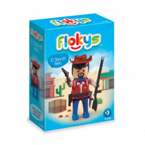 Flokys el Sheriff, muñeco con accesorios