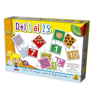 Juego números. Del 1 al 25