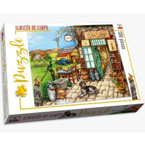Rompecabezas x500 piezas almacen de campo,medida 40 x51cm
